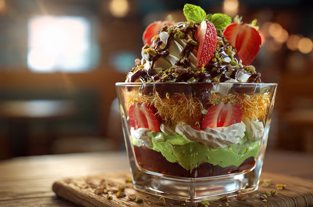 Dubai Strawberry Chocolate Kunafa - Image 3